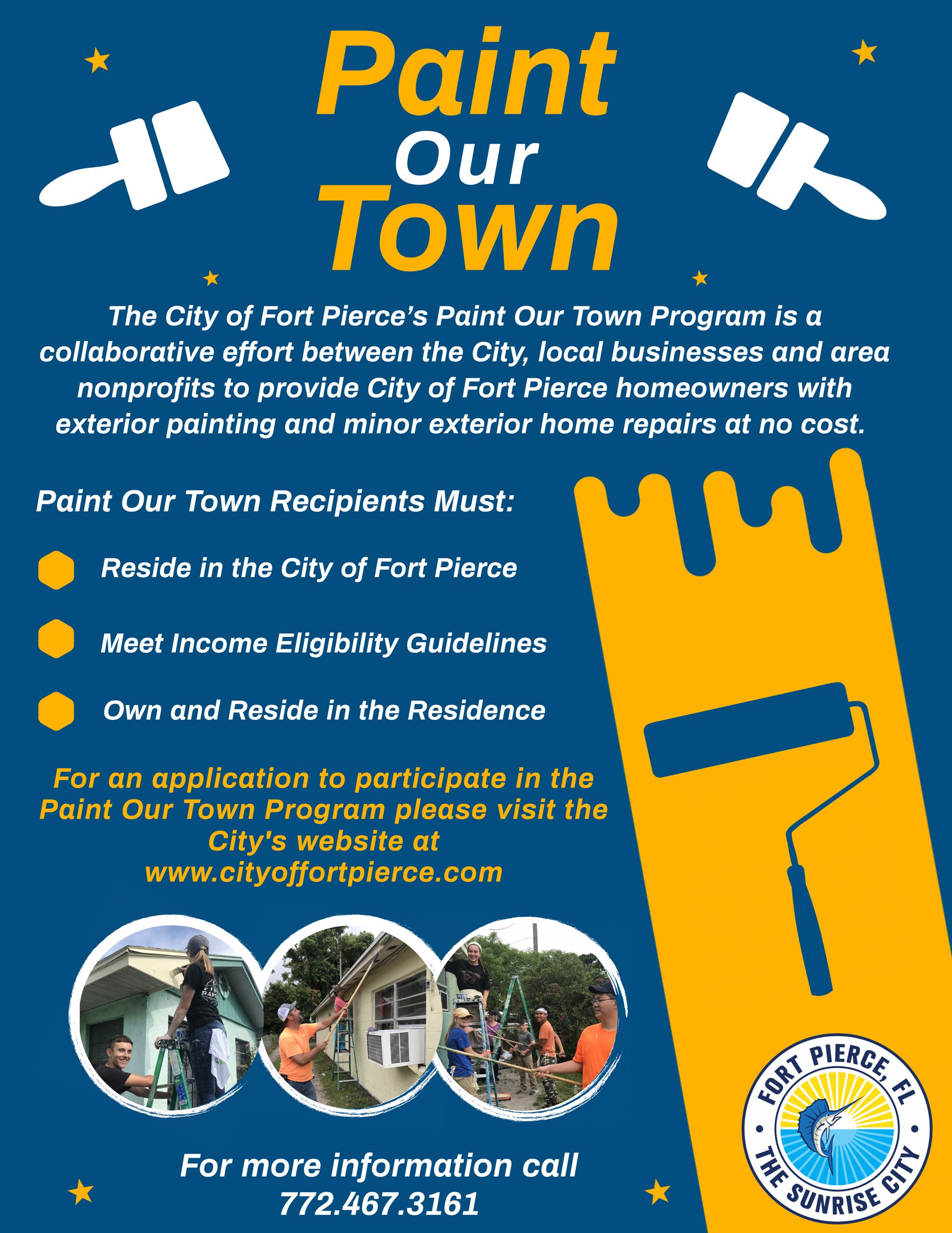Paint Our Town - Residence Flyer 