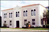 Historic stone building in Fort Pierce Florida