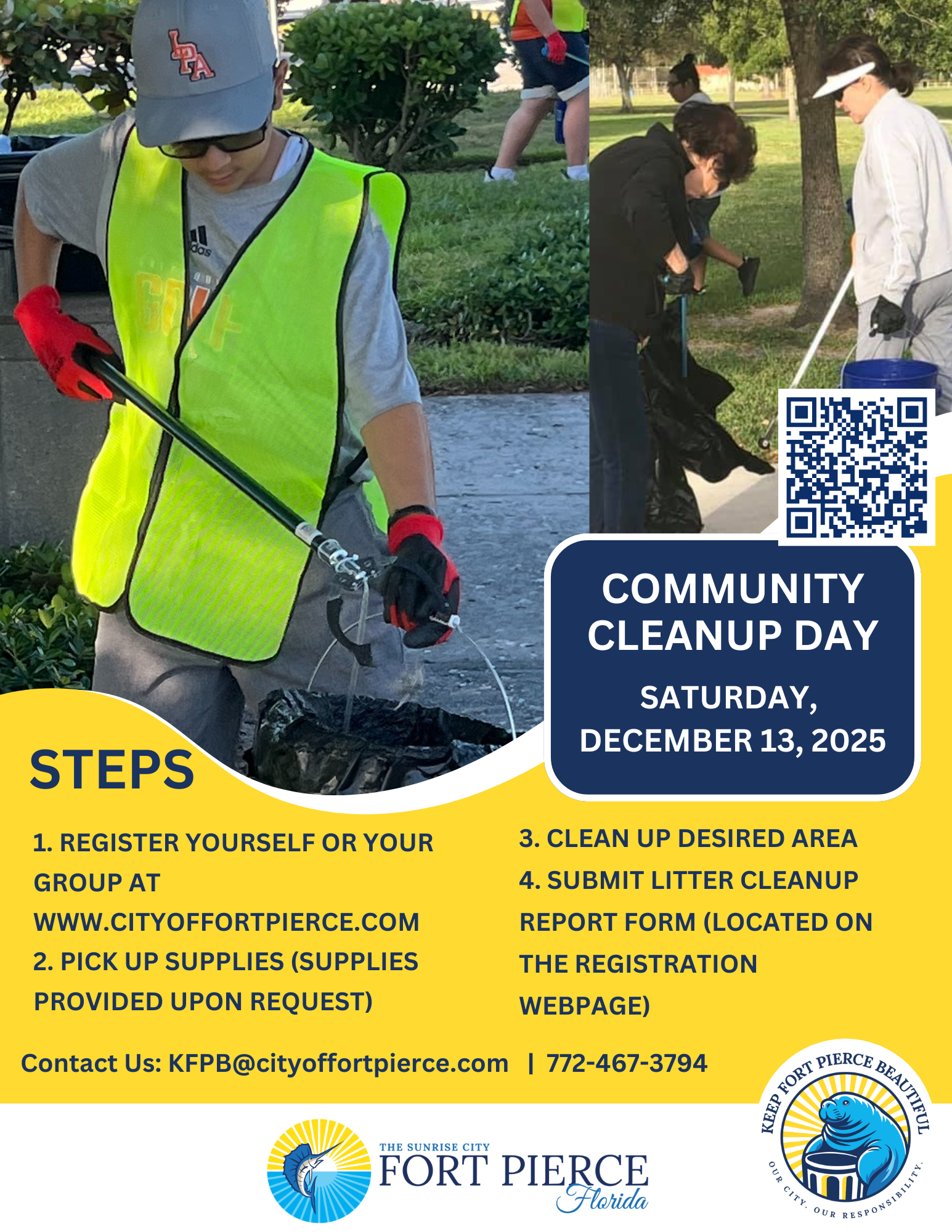 Community Cleanup Flyer Dec. 13 2025