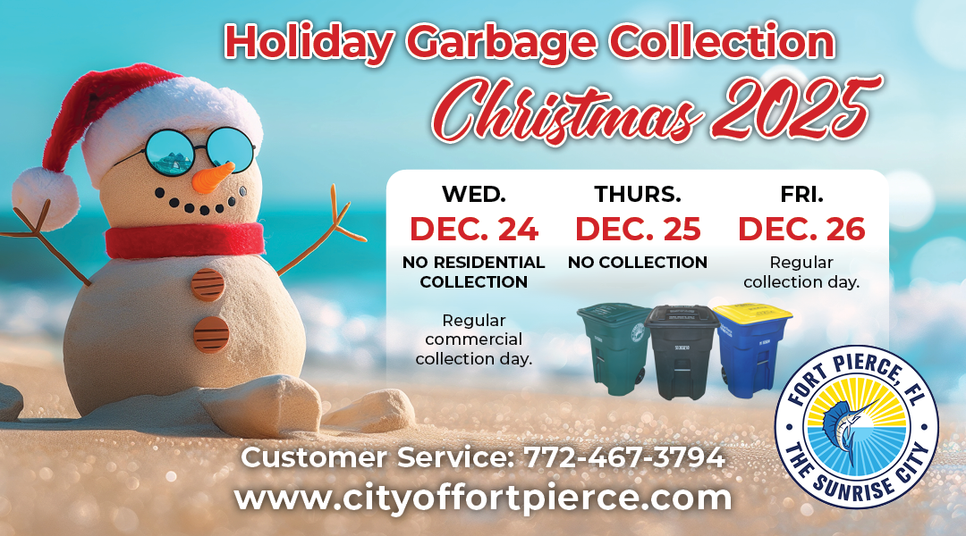 Holiday Garbage Collection Schedule – Christmas 2025