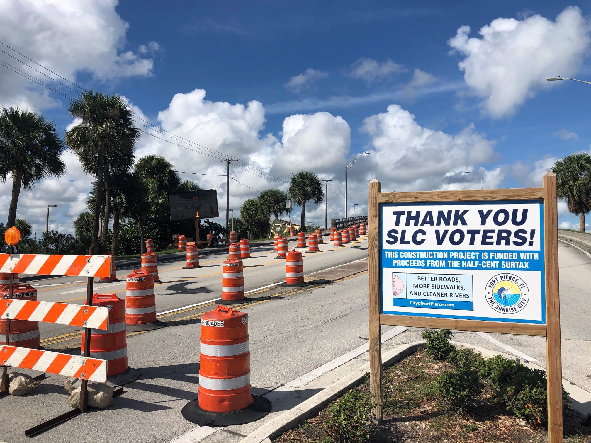 Citrus Bridge Overpass work